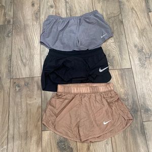 Set of 3 Nike Dri Fit shorts
